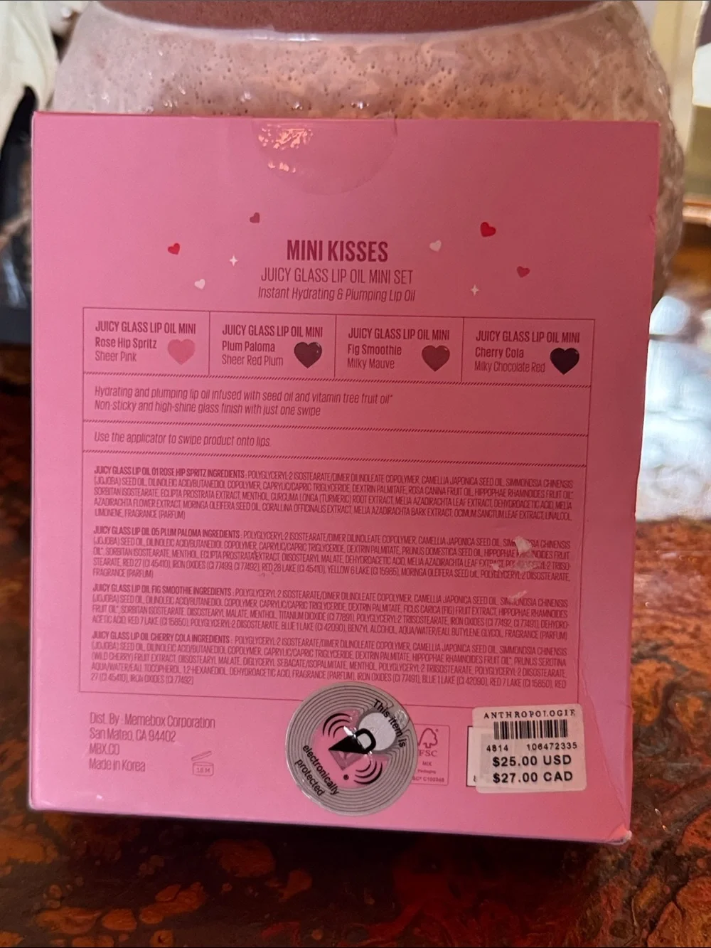 Kaja (4) Mini Kisses Juicy Glass Lip Oil Mini Set